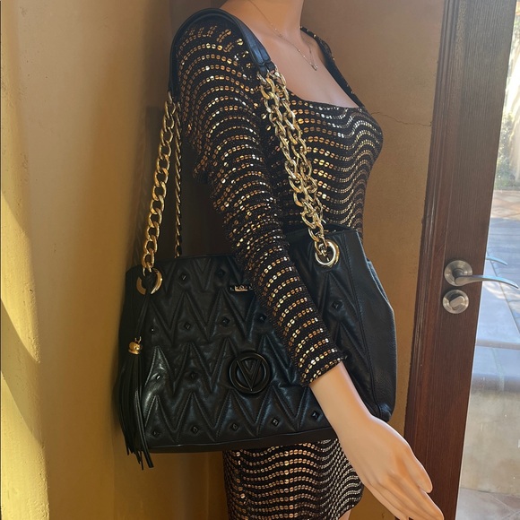 Valentino black leather tote bag - Picture 3 of 16